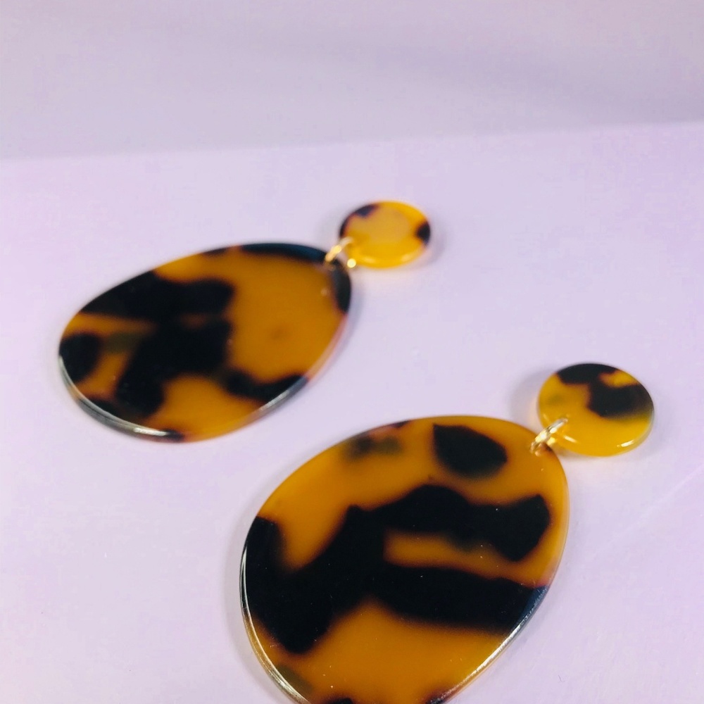 🆑 Tortoise Oval Drops - Picture 2 of 4